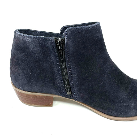 Diba size 8 M black leather ankle booties‎ shoes side zip rubber sole - Picture 4 of 10